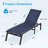 Wolak Outdoor Aluminum Foldable Chaise Lounge Set With Adaptable Backrest (Single Chair)-1602953163