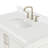 37'' Single Bathroom Vanity with Carrara Marble Top-93359366-121646125