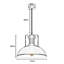Craut 1 - Light Black Single Pendant-720450015