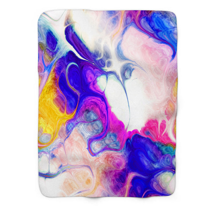 Radiant Marble - 1 Piece Blanket, Queen