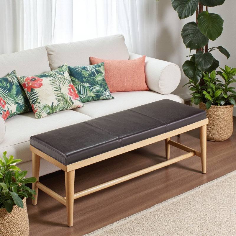 Harrisonville Outdoor 2'' Bench Seat Cushion, 2.1" H x 36" W x 13" D