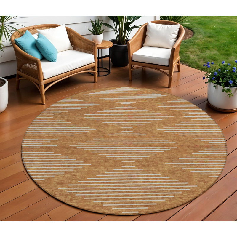 Tapis rond 8 po