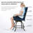 Kozyard Isabella Outdoor Swivel Bar Chairs, Counter Height Patio Bar Stools Set of 2 with Cushioned Seats, All-Weather Metal Bistro Chairs for Backyard Dining (NavyBlue, with Cushion)-1457200329