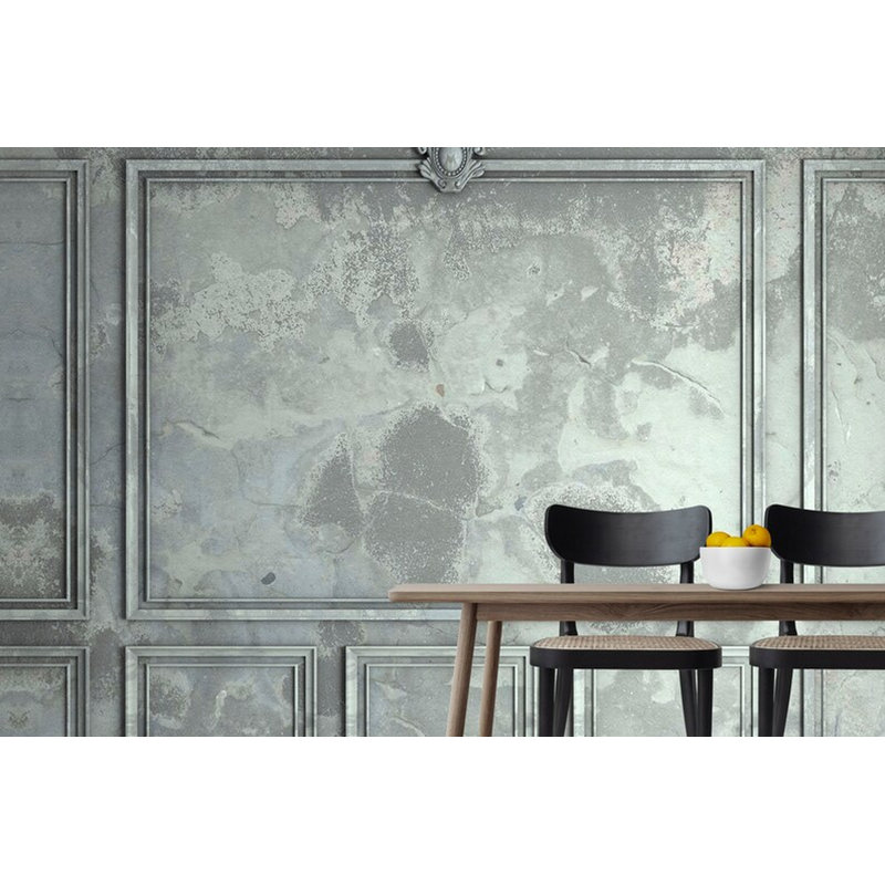 Distressed Sage Plaster Wall Panel Mural, 108" L x 96" W