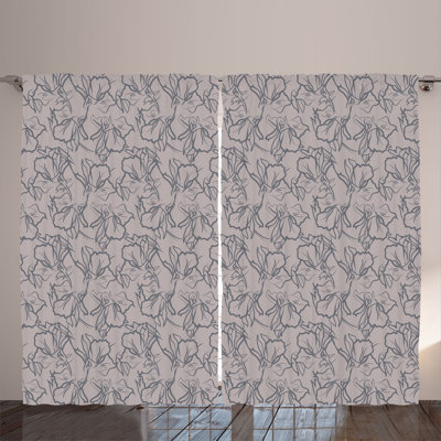 Semi Sheer Curtain Pair