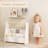 Kids Bookshelf with Wooden Handle