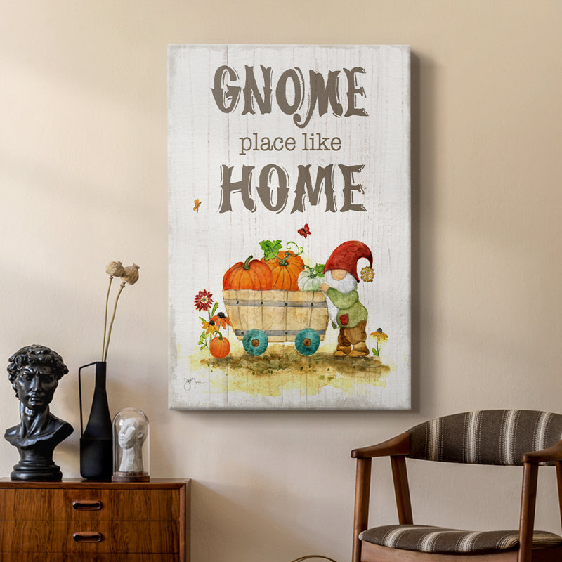Gnome Place -Custom Wrapped Gallery Cavas, 27" H x 18" W