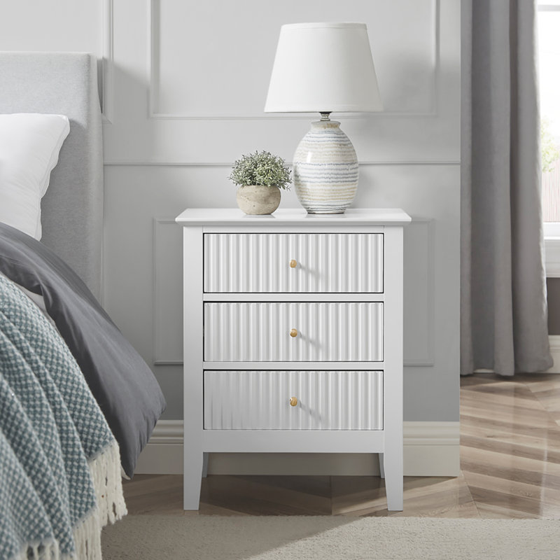 48 cm W Bedside Table