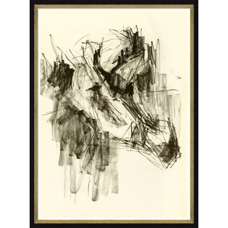 Repose II - Peinture encadrée sur papier