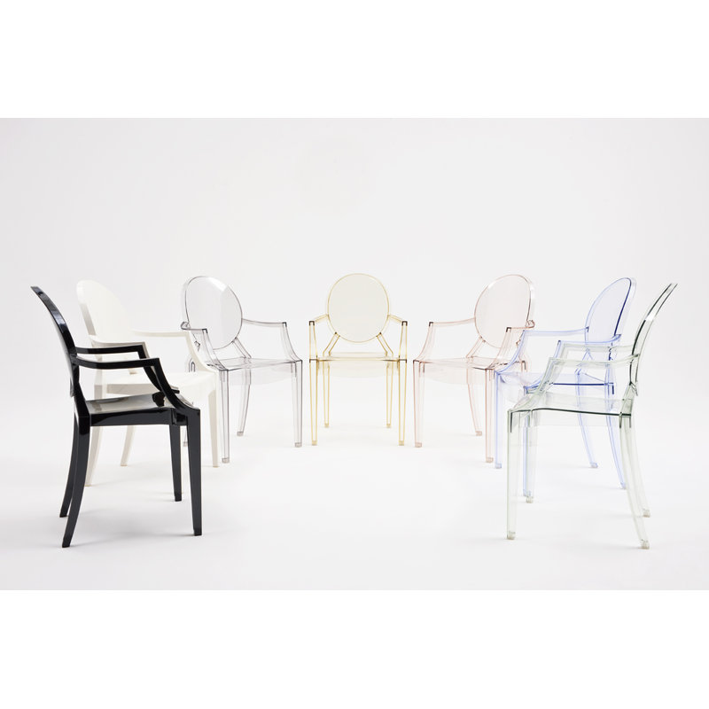Louis Ghost Armchair, Crystal