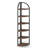 71.65" Tall 6 Tier Rustic Brown Corner Shelf, Corner Bookshelf For Small Space, Plant Stand Display Rack For Living Room, Home Office, Kitchen