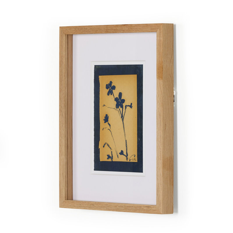 Vintage Blue Daisy by Shaina Page, 32" H x 23.5" W