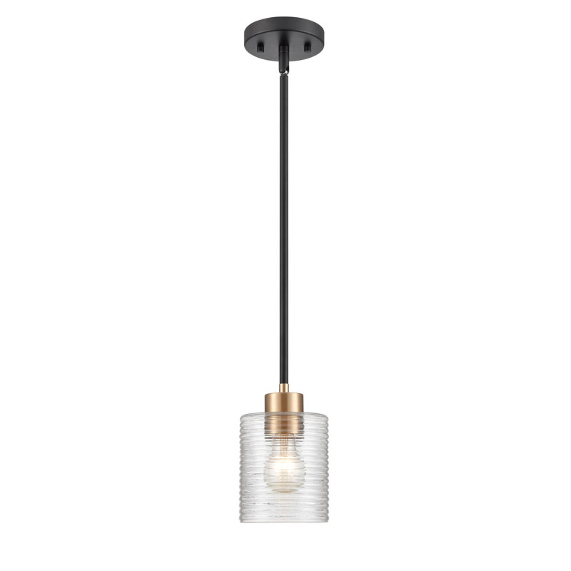 Luminaire suspendu cylindrique à 1 lumière Renko
