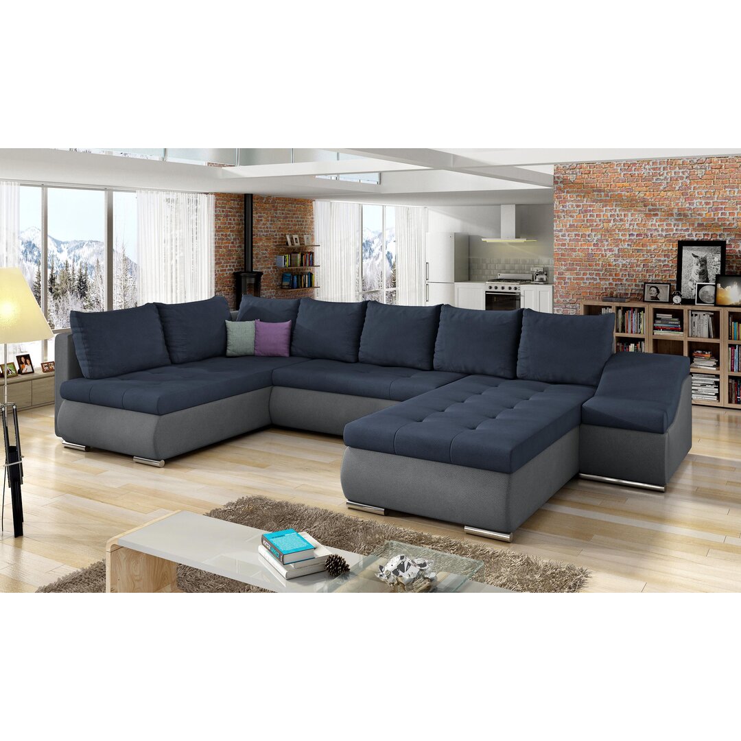 Ecksofa Garnes mit Bettfunktion