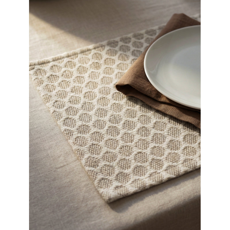 Napperon intérieur naturel beige, Beige