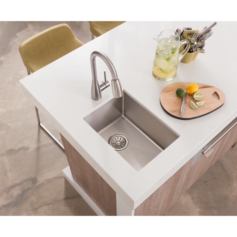Robinet de bar rétractable Avado, Acier lustré