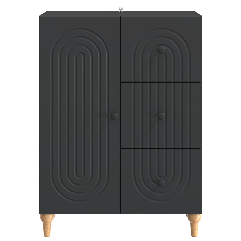 66cm Sideboard, Black