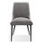 Linen Blend Metal Side Chair Dining Chair-1847891705-1847891706