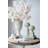 Pedestal Vase with Lid - 8.5x8.5x17"
