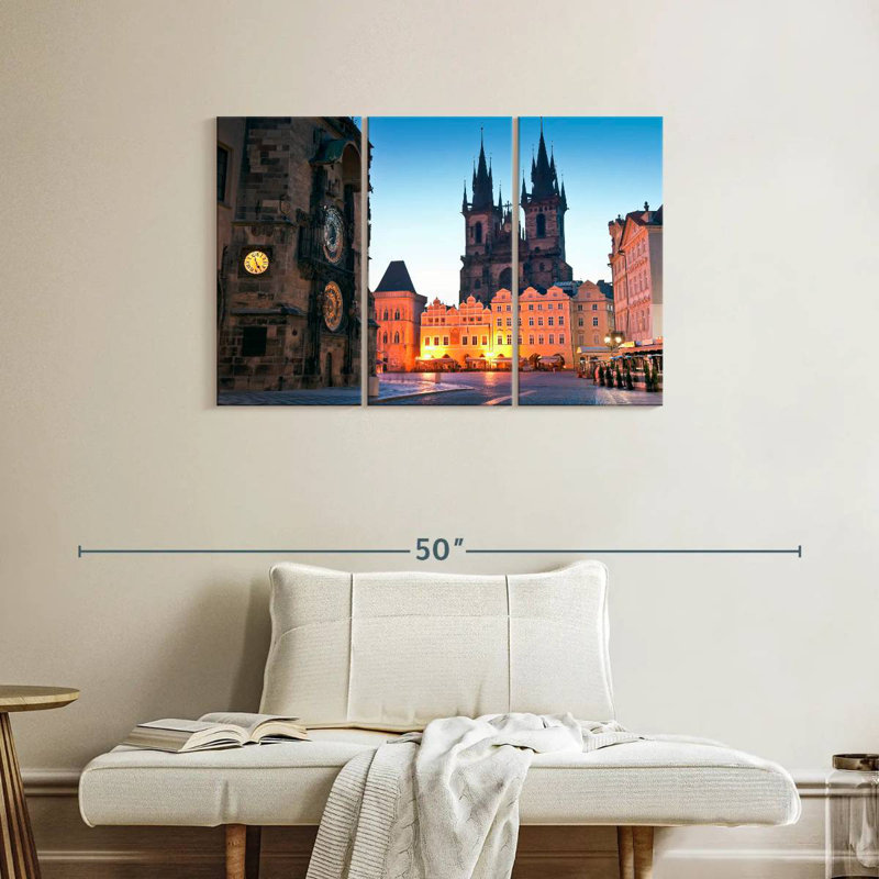 Rorry Prague Town Square, 24" H x 38" W