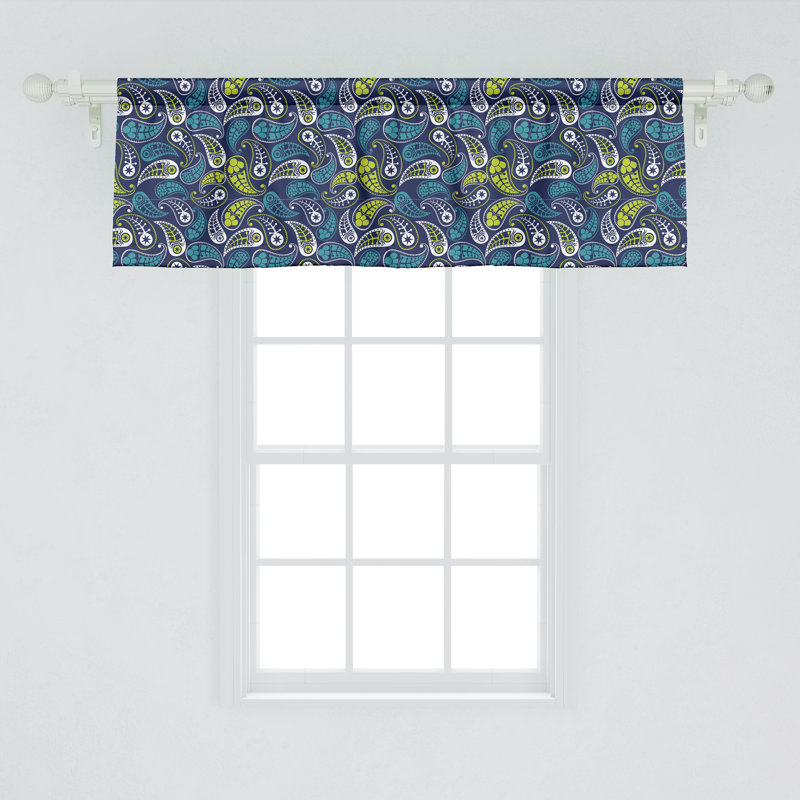 Ensemble de 2 cantonnières Ambesonne Paisley, L 54 po x L 12 po