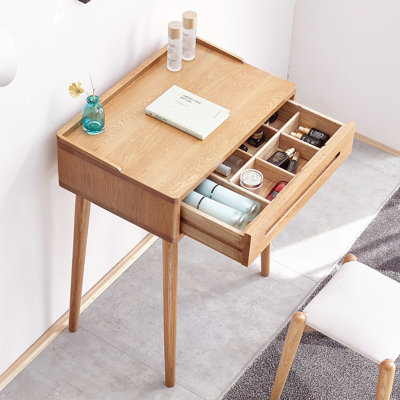 Bureau en bois naturel 60 cm