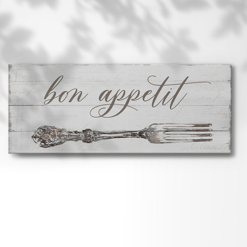 Bon Appetit, H 8 po x l 20 po x P 1,5 po