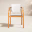 Ensemble de 2 chaises de patio en eucalyptus Bex
