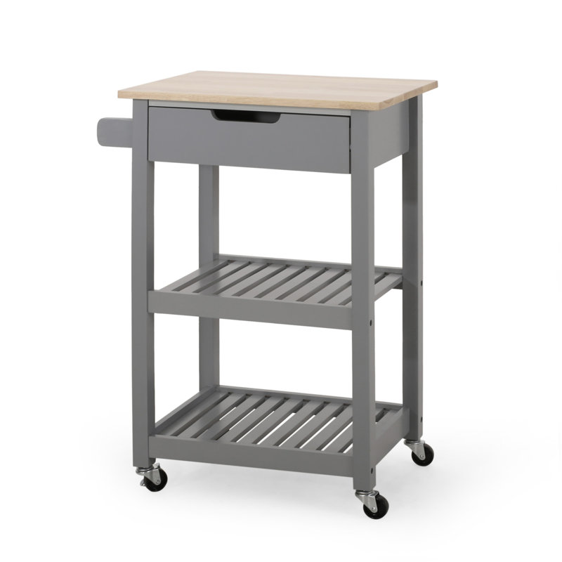 Kitchen Cart(No Include Stool), Gray