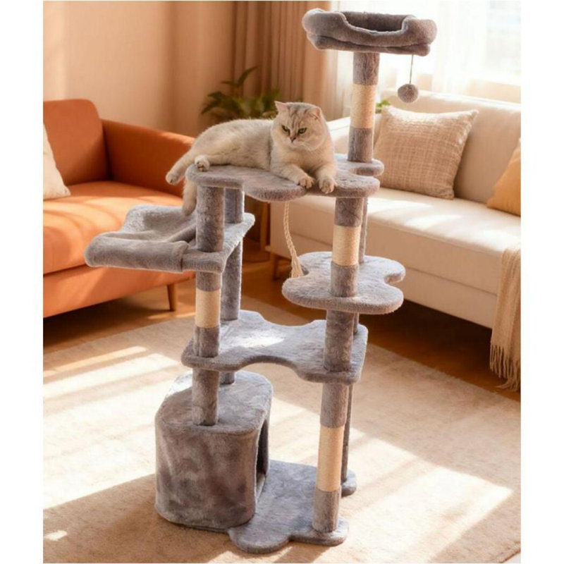 Plush Multi-Level Cat Tree