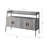 Stylish Industrial TV Stand With Ample Storage And Durable Construction For Modern Living Rooms-368368205