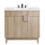 Meuble-lavabo sur pied simple 36 po avec plateau en céramique Modway Miles-92590988-92590989