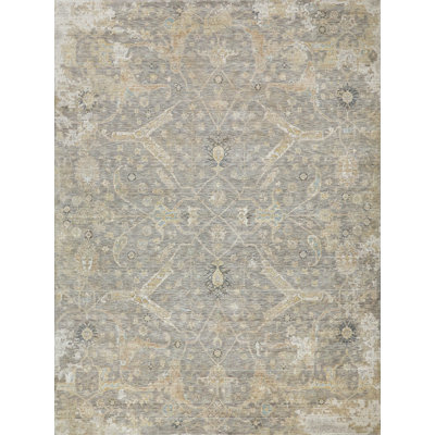Artisan Handmade Wool/Nylon In Camel Area Rug