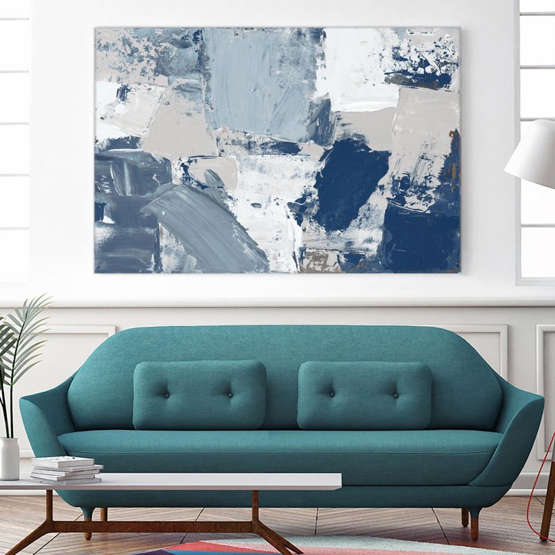 " Blue Combo ", 54" H x 84" W x 1.5" D