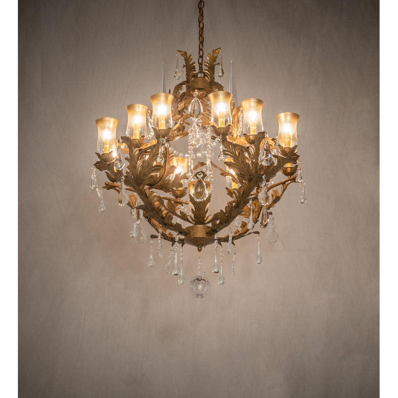 Lustre empire à intensité variable 13 lumières