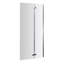 Ella Screens 745mm W x 1400mm H Hinged Semi-Frameless Tub Door with Clear Glass