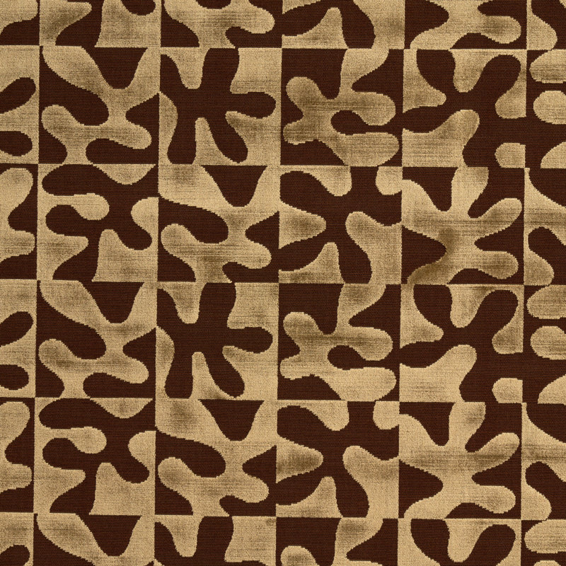 Modern Dance Velvet Fabric, Gold