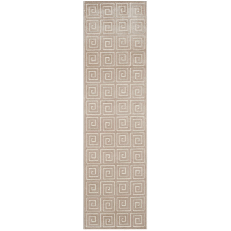 Tapis performance géométrique Haileymarie Paradise, Tapis de couloir 2 pi x 7 pi