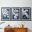 FLORAL Series CLxxxi - impression encadrée sur mesure de qualité supérieure - 3 pièces-1879935941-1879935943