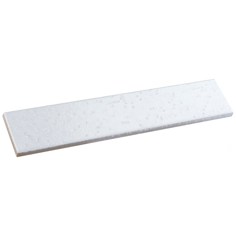 Muretto 2" x 10" Porcelain Stone Look Subway Wall & Floor Tile, Bianco