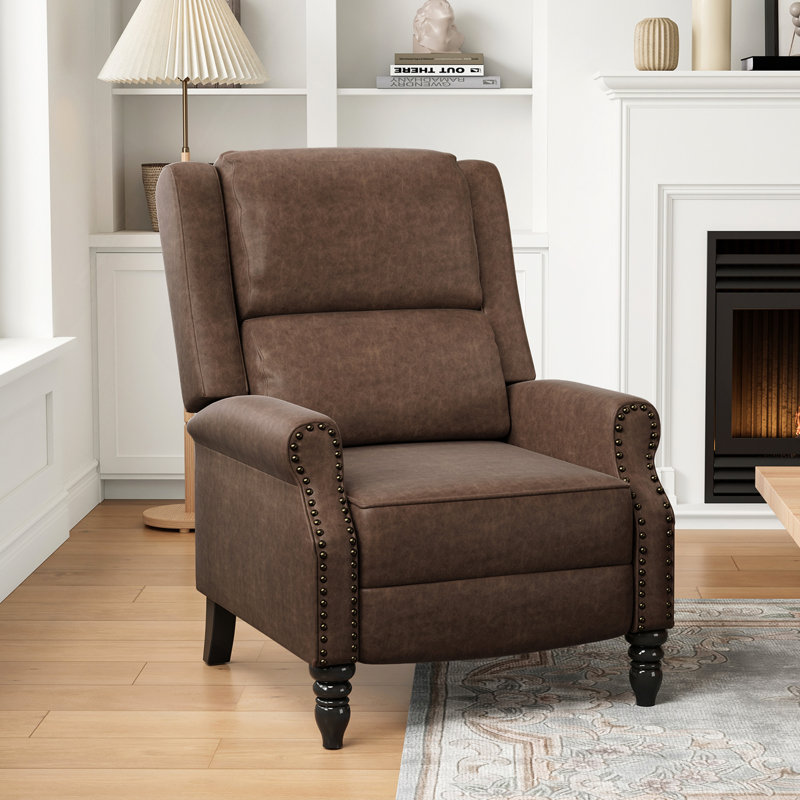 Fauteuil inclinable en similicuir pour salon RV