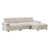 Tissu beige est en rupture de stock