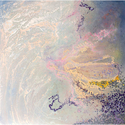 Sans titre - Peinture sur toile à cadre flottant