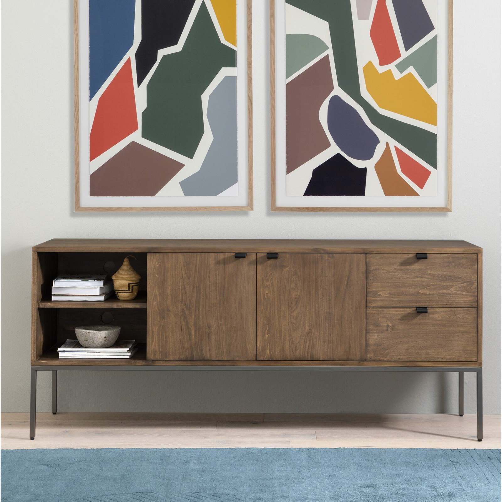 Loki 69" TV Stand, Brown