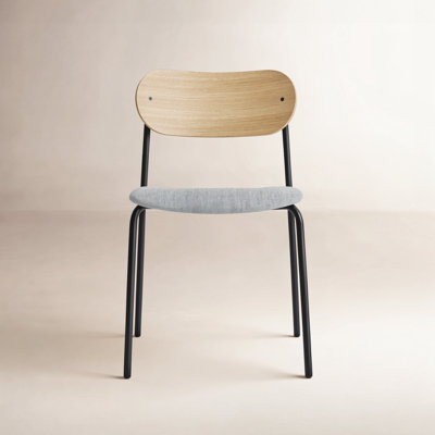 SideBySide 18'' H Upholstered Stacking Side Chair