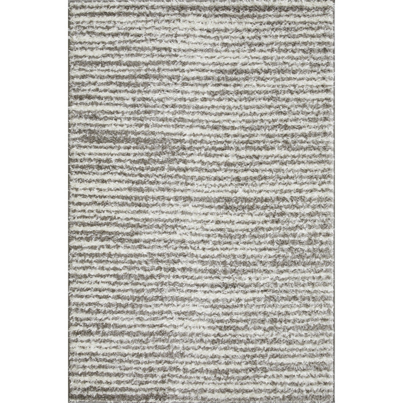 Hutner Performance Striped Indoor Rug, Rectangle 4' x 6'