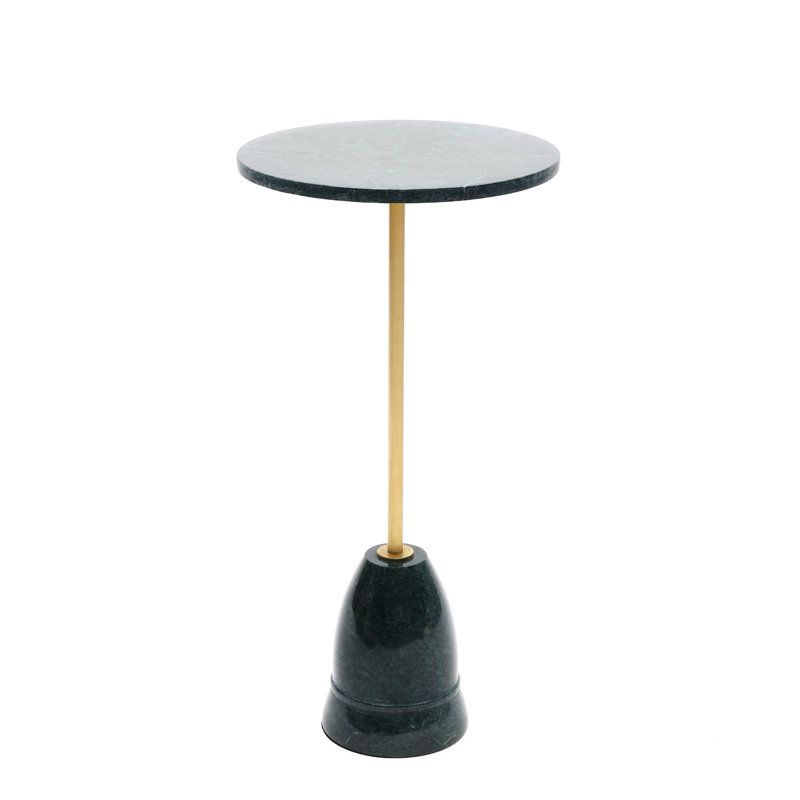 Viljami Genuine Green Marble End Table | Stylish & Durable