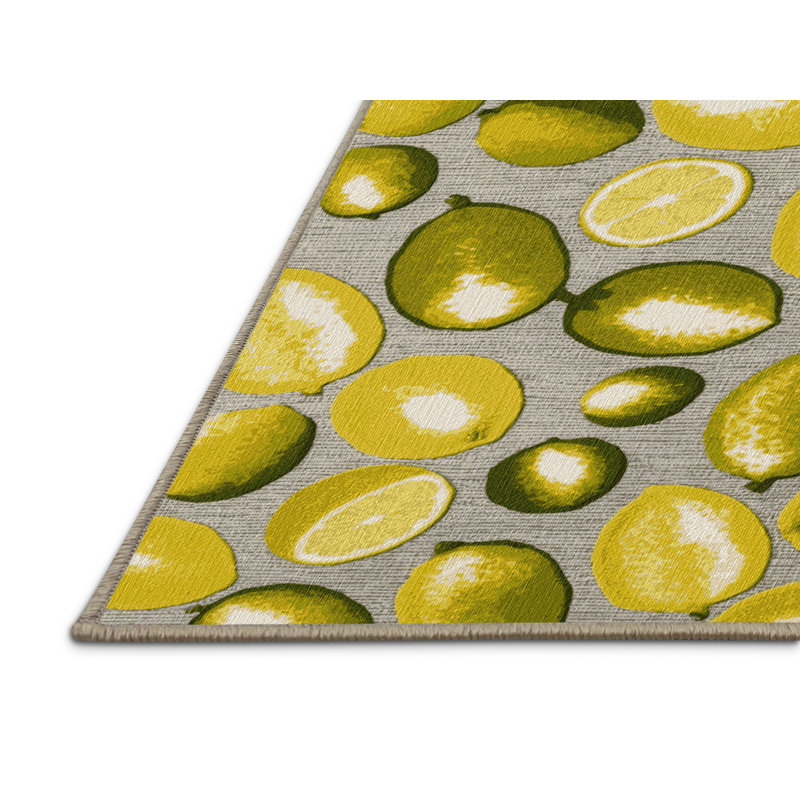  Tapis lavable Limequat, Rectangulaire 7 pi x 10 pi
