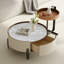 Table à thé créative avancée de style simple et circulaire-106744174