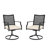Atayurt 5-Piece Swivel Chairs and Round Table Set（Limited Time Free Umbrella）-1269219133